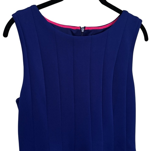 NEW Vince Camuto Blueish Purple A-Line Career Wear Mini Dress Size 10 - Picture 3 of 11